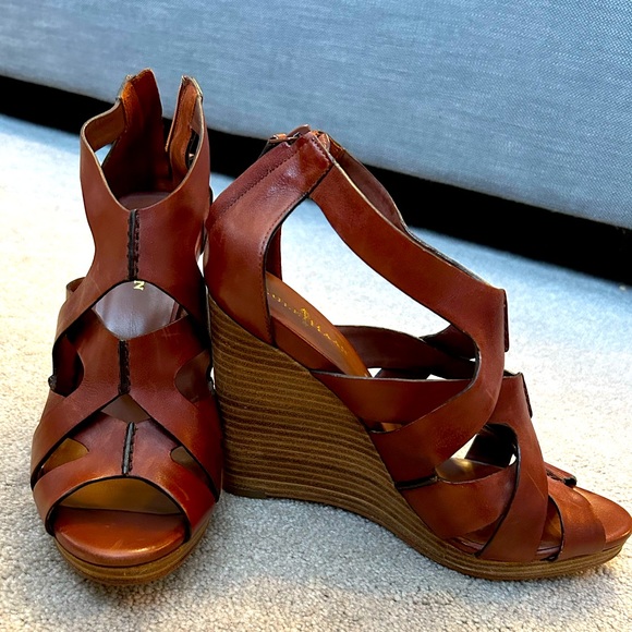 EUC Cole Haan Nike Air Kimry wedge sandals - 9.5B - Picture 1 of 6